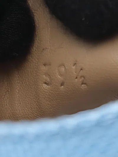 Pre-owned Hermes 2020s Panelled Sneakers In Blue