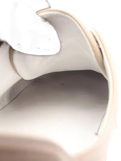 Pre-owned Hermes 2000s Get Leather-inserts Sneakers In Neutral