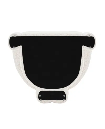 Manhattan Comfort Darian Modern 28.74" Boucle Upholstered Accent Chair In White