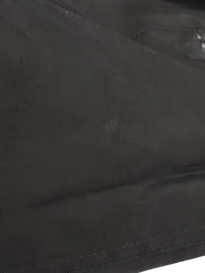 Pre-owned Hermes 2010s Stand-collar Shirt Dress In Black