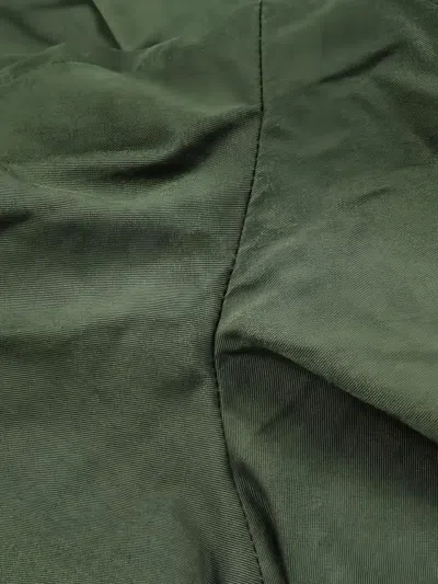 Pre-owned Hermes 2000s Striped-waistband Shorts In Green