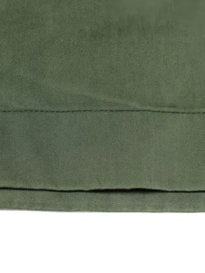 Pre-owned Hermes 2000s Striped-waistband Shorts In Green