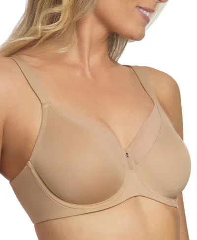 Dominique Womens Medium Support Longline Strapless Bra 8249 In Brown