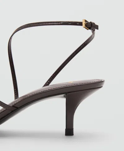 Mango Women's Buckle Kitten-heel Sandals In Multi