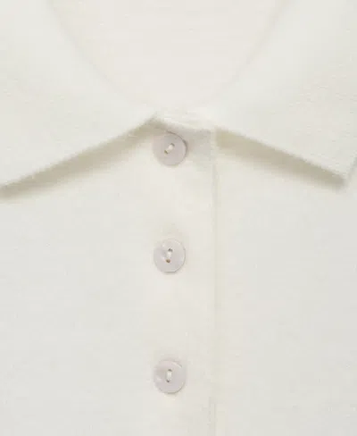 Mango Women's Diamond-print Polo-neck Sweater Vest In Multi