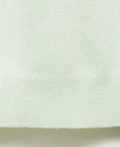 Mango Women's Wool Polo-neck Sweater In Green