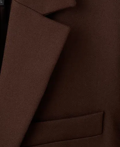 Mango Women's Wool Blazer Suit In Brown