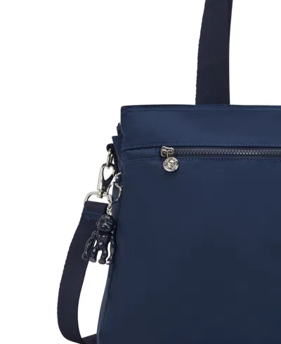Kipling Elysia Work Shoulder Bag In Blue