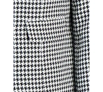 Le Suit Plus Size Pencil Skirt Houndstooth Suit Set In Multi