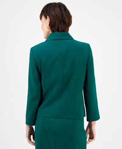Le Suit Women's Pencil Skirt Suit Set, Regular & Petite In Green