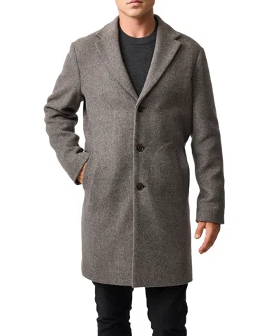 Rodd & Gunn Colwood Wool Blend Twill Coat In Brown