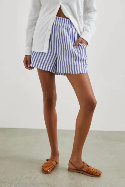 Rails Stripe Leighton Shorts In Blue In Black