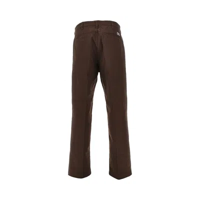 Obey Pantalone Trousers In Brown