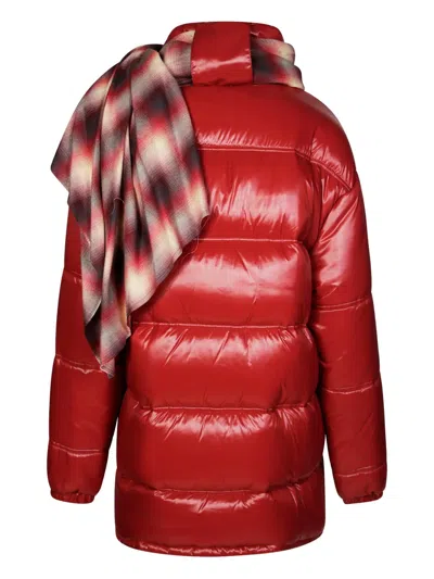 Marbell Lightweight Jacket With Smooth Fabric In Red