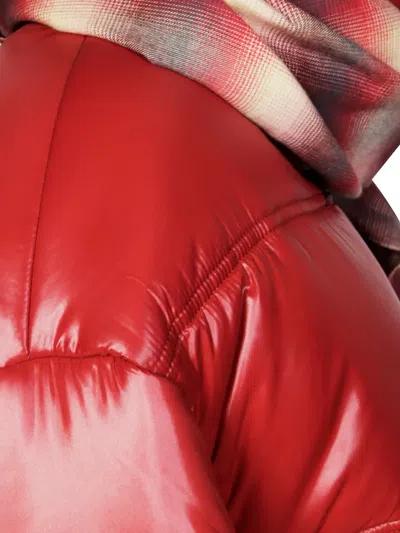 Marbell Lightweight Jacket With Smooth Fabric In Red