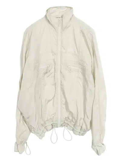 Pre-owned Fendi 10s X Marc Jacobs Zip Windbreaker Jacket In Neutral