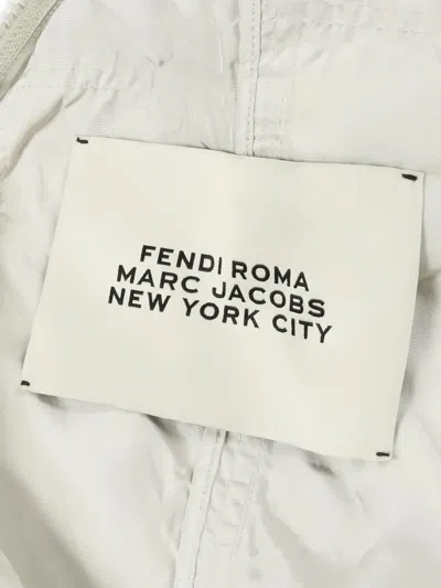Pre-owned Fendi 10s X Marc Jacobs Zip Windbreaker Jacket In Neutral