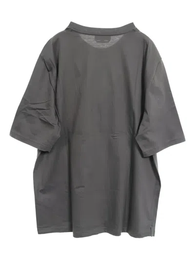 Pre-owned Hermes 10s Geometric-design T-shirt In Gray