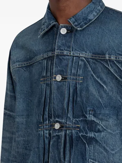 Human Made Denim Work Jacket In Blue
