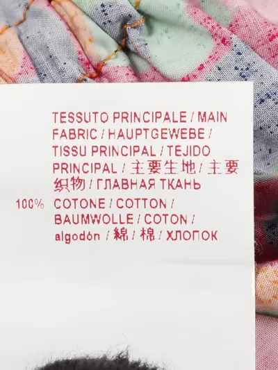 Pre-owned Marni 2010s Pattern Cotton Midi Skirt In Pink