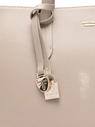 Aspinal Of London East West Tote Bag In Neutral