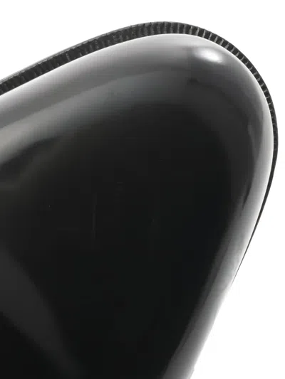 Pre-owned Dior 2010s Leather Lace-up Loafers In Black