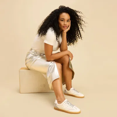 Toms Women's Collins Pastel Blue Multi Leather And Suede Lace Up Sneaker In Animal Print