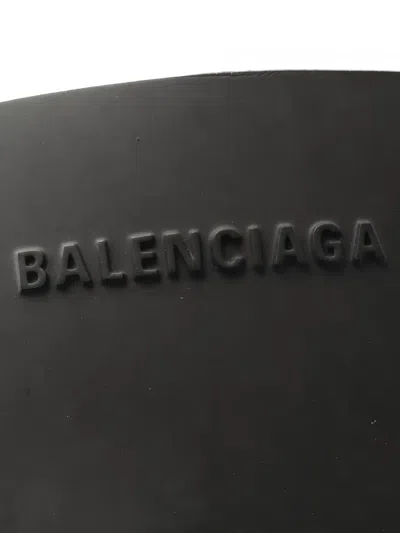 Pre-owned Balenciaga 2000s 40mm Steroid Lug-sole Boots In Black