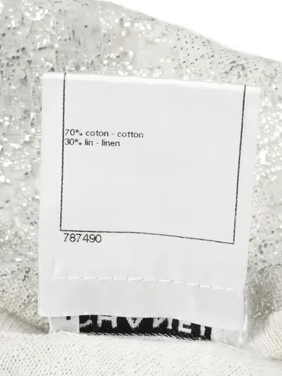 Pre-owned Chanel 1986-1988 Sleeveless Knit Top In Gray