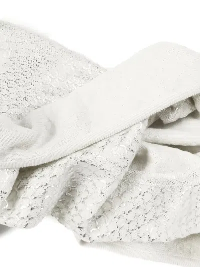 Pre-owned Chanel 1986-1988 Sleeveless Knit Top In Gray