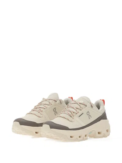 On Womens Ivory F Cloudrock Mesh Trainers In Neutral