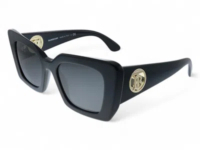 Pre-owned Burberry Square Sunglasses In Black (be_4344_300187)