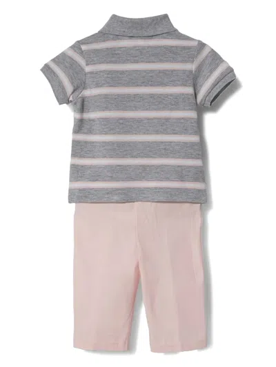 Lacoste Organic Cotton Pajamas In Gray