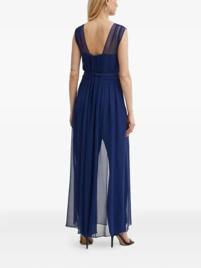 Luisa Spagnoli Embellished Jumpsuit In Blue