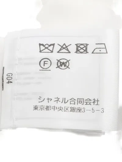 Pre-owned Chanel 1986-1988 Cocomark Button Sequin Jacket In White