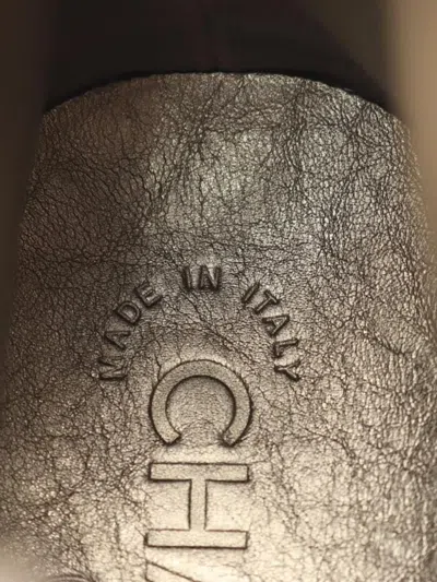 Pre-owned Chanel Interlocking Cc Hi-top Sneakers In Neutral