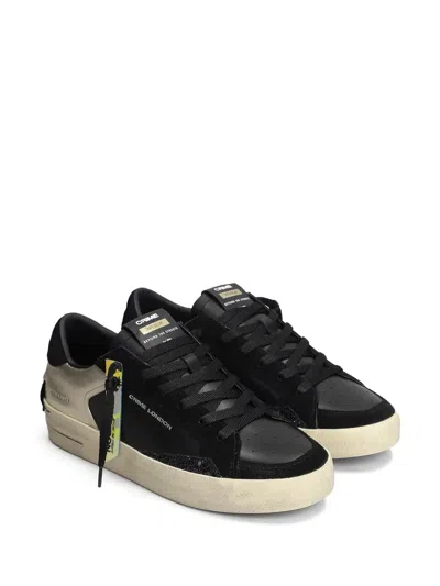 Crime London Sk8 Sneakers In Black