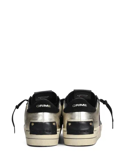 Crime London Sk8 Sneakers In Black