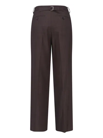 Low Classic Tailored Trousers With Pockets And Loops In Multi