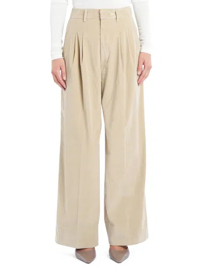 Dondup Eloise Pleated Trousers In Brown