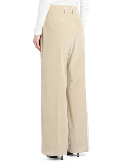 Dondup Eloise Pleated Trousers In Brown