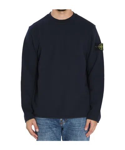 Stone Island Light Rws Pure Wool Regular-fit. Maglione Girocollo In Pura Lana Leggera Rws. Finezza 14. Sweater In Black