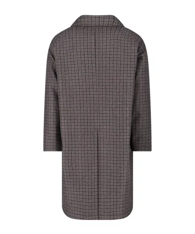 Tagliatore Houndstooth Pattern Jacket With Structured Collar And Flap Pockets In Multi
