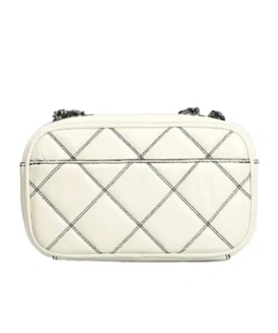 Marc Jacobs The Softshot Shoulder Bag In White Leather In White