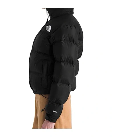 The North Face Ssense Exclusive Black 1996 Retro Shine Nuptse Down Jacket In 38s Tnf Black-shine