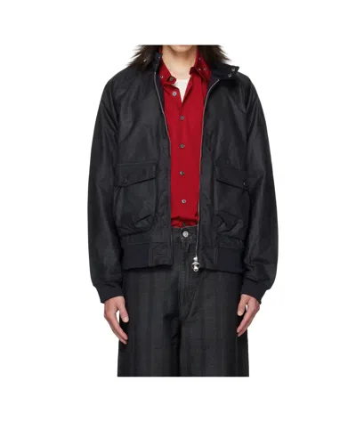 Barbour Modern Royston Waxed Jacket In Blue