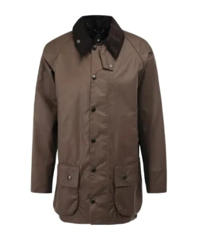Barbour Beaufort Batik Jacket In Brown