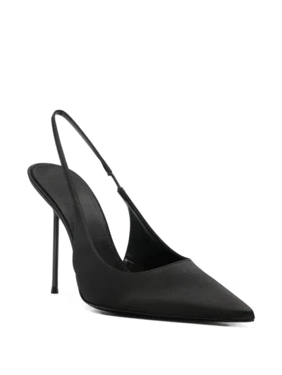 Paris Texas Slingback Pumps Pointed Toe Design In Black