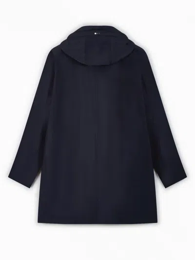 Herno Hooded Parka In Blue