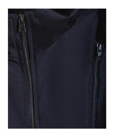 Herno Hooded Parka In Blue